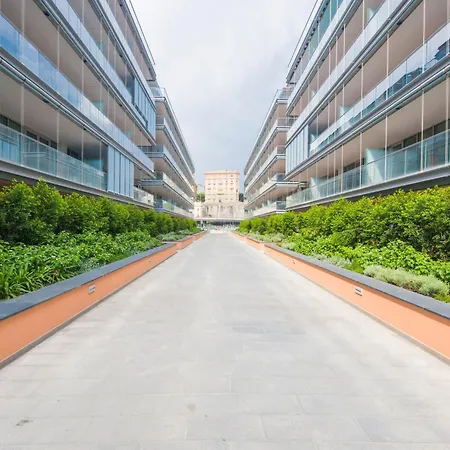 Apartment Waterfront Luxury 1br, Free Parking, Ac, Netflix & Wifi By Tilo Lux Genua