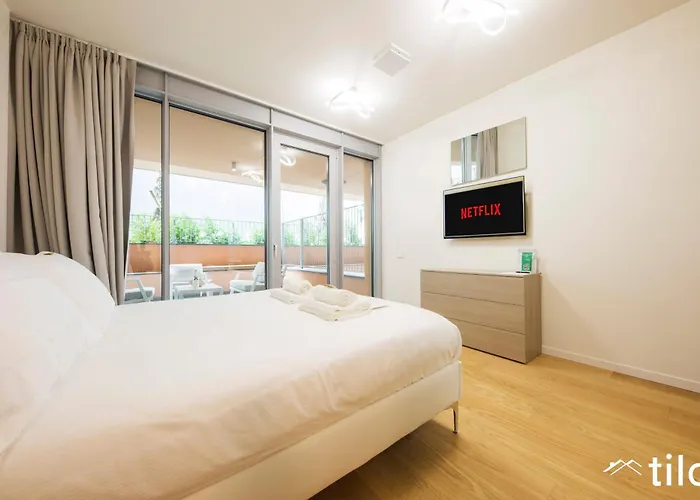 شقة Waterfront Luxury 1br, Free Parking, Ac, Netflix & Wifi By Tilo Lux جنوة